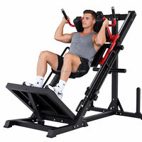 Mesin Fitness Komersial Zoshine Wholesale Lateral Leg Press, Peralatan Gym, Mesin Pedal Terbalik Inverted, Mesin Hack Squat 45 Derajat