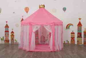 Tùy Chỉnh Thiết Kế Trẻ Em Gấp Lâu Đài Chơi Công Chúa Lều Thoải Mái Dệt Kim & Dệt Lưới Muỗi In Trẻ Em Tấm Sử Dụng Nhà - Product Image 3