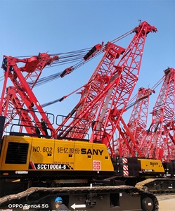 เครนติดรถบรรทุกมือสองคุณภาพดี ยี่ห้อดัง รุ่นปี 2018 ความสูงยก 70 เมตร  ประกอบด้วยเครื่องยนต์ ปั๊ม มอเตอร์ ลูกปืน และส่วนประกอบหลักอื่นๆ ของเครนตีนตะขาบ 100 ตัน - Product Image 2