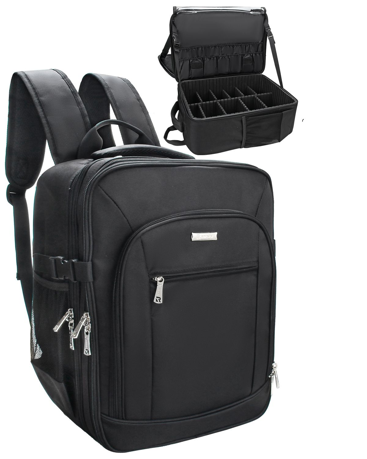 Relavel Makeup Artist Bags Professional Cosmetic Case Travel Makeup  Organizer Backpack