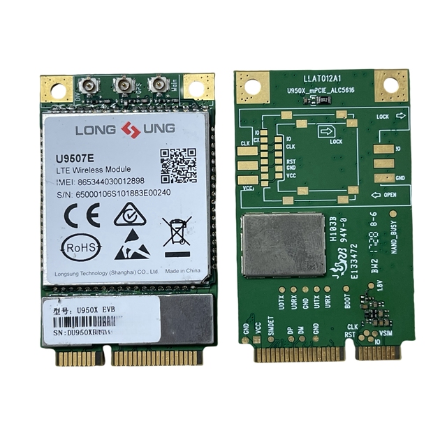 U9507E Longsung LTE Wireless Module Cat4 150Mbps 4G(FDD/TDD) 3G(UMTS) 2G(GSM) Optional GPS/GLONASS LORA Protocol 88x43x13.5mm
