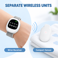 Montre d'alarme urinaire sans fil avec batterie rechargeable, bracelet réglable, vibrations et musique, rappels pour la salle de bain