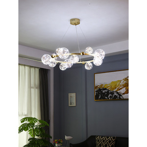 Nouvelle Suspension Luxe Style Nordique Ciel Étoilé, Lustre Moderne Minimaliste pour Chambre et Salon, Grand Éclairage de Salle à Manger - Product Image 4