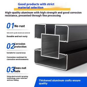 Valla retráctil de aleación de aluminio con arte del hierro para patio pequeño Villa Pared exterior y balcón para patio - Product Image 3