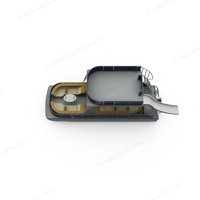 Yacht de luxe certifié CE de 25 pieds (7,5 m), bateau à ponton à double étage en aluminium avec moteur hors-bord pour la croisière et la pêche