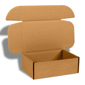 Biểu tượng tùy chỉnh vận chuyển bưu phẩm hộp Kraft cho vận chuyển hộp bưu phẩm cho trang sức quần áo mỹ phẩm Matt bóng cán hộp - Product Image 3