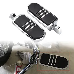 Motorcycle Front Driver Rider Rubber Foot Pegs Footrests Footpeg For Harley Iron XL 883 1200 Touring Custom Dyna Softail 10mm