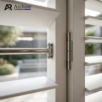 Volet vertical moderne de luxe en alliage d'aluminium pour usage résidentiel et hôtelier