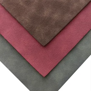 Winter Donkere Kleur Dull Poolse Suede Synthetisch Leer Voor Maken Schoen Haar Boog Oorbel Laarzen