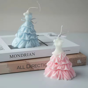 เทียนถั่วเหลืองสำหรับชุดแต่งงาน3D-น้ำมันหอมระเหยสำหรับเจ้าสาวงานแฮนด์เมดอุปกรณ์ตกแต่งจำนวนมากและของขวัญสุดหรู - Product Image 1