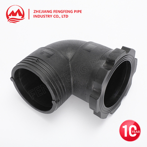 Bride de raccordement électrofusion HDPE haute pression avec coude pour systèmes de canalisations courbées - Installation flexible et pratique - Product Image 4