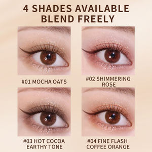 Sombra de <span class=keywords><strong>Ojos</strong></span> en Barra Portátil con Diseño de Bolígrafo, Degradado Tricolor Viral, Larga Duración, a Prueba de Manchas, Acabado Perla Duocromo - Product Image 4