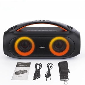 Xdobo Tuner Sâu Bass Karaoke Loa Siêu Trầm Không Thấm Nước De Som Boombox <span class=keywords><strong>Vibe</strong></span> Cộng Với Đảng 80W 100W Mạnh Mẽ Loa Di Động Với Mic - Product Image 2