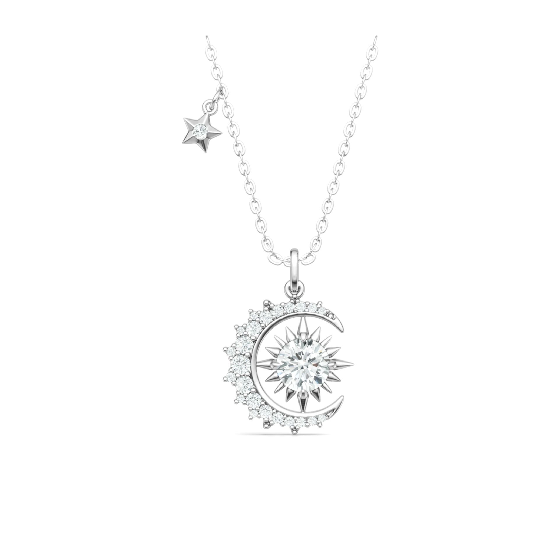 6.5mm 1ct  White Gold