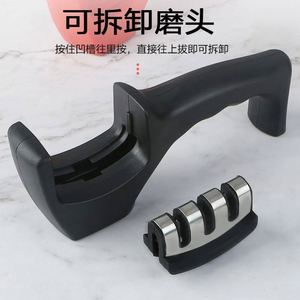 Aluminum Alloy Steel Rolling <b>Knife</b> <b>Sharpener</b> Manual <b>Knife</b> Sharpening Kit Tumbler Stone Coarse Grit Eco-Friendly - Product Image 3