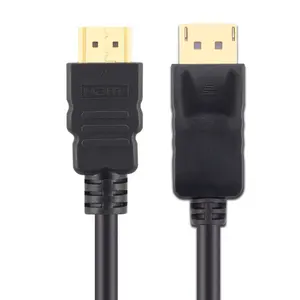 V1.4 dp כדי hdmi כבל ממיר hdmi כבל וידאו כבל אודיו עבור צג מחשב מקרן צג מחשב