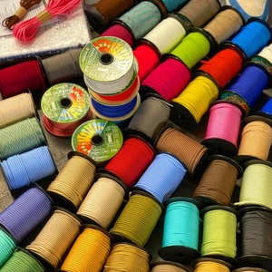 550 Paracord Colores Pastel 4mm 7 Cuerdas Cuerda de paracaídas Cuerda de nailon - Product Image 1