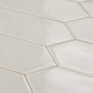 Piastrella Picket Grigio Argento 5x25 Cm Spessore 9 Mm Finitura Lucida Bordi Irregolari - Product Image 6