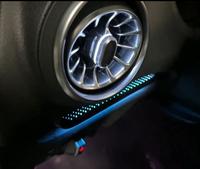 Éclairage Ambiant Dynamique 64 Couleurs pour Audi A3 S3 8V 2013-2020, Accessoires de Mise à Niveau de l'Éclairage Intérieur de Voiture, Lumière de Ventilation