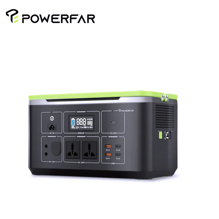 Vendita calda 700W generatore solare alimentatore portatile centrale elettrica che condivide la stazione della banca di potere
