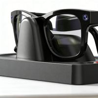 Station de charge pour lunettes Ray-Ban AR, modèle AL-R03, avec fonction d'indication, en matériau ABS, chargeur de deuxième génération