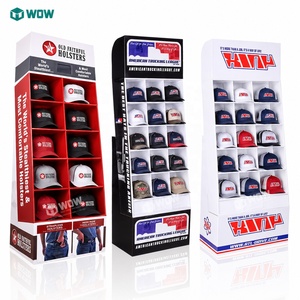 Retail Store Promotion Free Standing <strong>Hat</strong> Display, Retail Store High Quality Cardboard Display <strong>Stand</strong> - Product Image 1