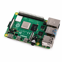 Raspberry Pi 4 Modelo B 1GB, Computadora de Placa Única BCM2711, Placa de Desarrollo con WiFi, Bluetooth y Ethernet Gigabit