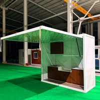 Cuisine extérieure modulaire préfabriquée en conteneur, unité de cuisine en conteneur, barbecue pour jardin, cour, villa, hôtel
