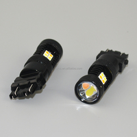 Pièces et accessoires automobiles, ampoule LED de voiture T25 16LED 16SMD 3030 3157, double couleur blanc/jaune, éclairage de voiture à commutation de couleur, remplacement 12V