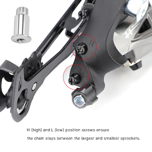 PUSAI 7-11S Dérailleur arrière à poulie en nylon léger universel pour <span class=keywords><strong>vtt</strong></span>/vélo de route Design silencieux - Product Image 5