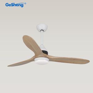 Phong cách Bắc Âu 220V ventilador de techo con luz im lặng 3 gỗ lưỡi DC BLDC điều khiển từ xa Home LED quạt trần ánh sáng - Product Image 2