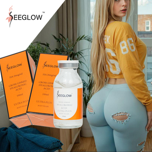 Seeglow 100ml Gel d'<span class=keywords><strong>acide</strong></span> <span class=keywords><strong>hyaluronique</strong></span> réticulé pour l'augmentation des fesses et des seins avec effets raffermissants (26mg/ml HA) - Product Image 1