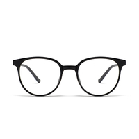 Monture de lunettes ovale 9019, deux couleurs, transparente, monture complète, lunettes simples, confortables, plates, lunettes optiques tendance