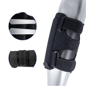 Estabilizador de Codo Deportivo con Doble Placa de Aluminio, Material Grueso 100% Poliéster para Protección contra Esguinces de Brazo - Product Image 1
