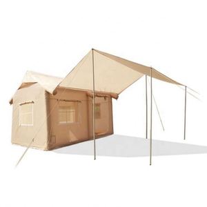 Tente familiale de camping quatre saisons à une chambre, robuste, avec poteaux en fibre de verre, imperméable, ouverture rapide automatique - Product Image 3