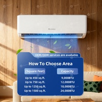 Climatiseur mural split Inverter Gree 18000 Btu 1,5 tonne 2 CV pour la maison 18K Wifi
