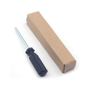 Новый дизайн 45 #   Миниатюрная стальная отвертка черного цвета в бумажной упаковке - Product Image 3