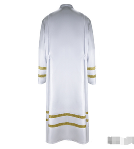 Maschio adulto chiesa pastore uniforme vestaglia Costume Cosplay fantasia per gli uomini cappotto abiti di carnevale di Halloween festa rolepad Suit - Product Image 5