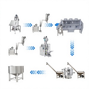 Línea de Producción Automática de Detergente en Polvo sin Polvo, Capacidad de 30 Bolsas/min, Mezclador de Arado de Plástico, Alimentador por Vacío, Llenado Vertical con Tornillo Sin Fin - Product Image 2