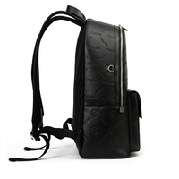 Sac à Dos Cuir Monogramme Gaufré Femme Homme Style Designer Urbain Sac Ordinateur Voyage Usine OEM