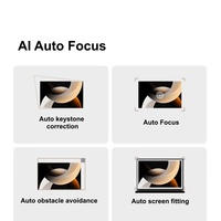 Projecteur AOC 4k Fabrication OEM Ultra Haute Définition Moteur Lumineux Projecteur Android Wifi BT pour Cinéma Maison Bureau Réunion