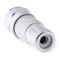 Connecteur RF F mâle vers RCA femelle broche de bande F tête vers Lotus femelle adaptateur coupleur convertisseur