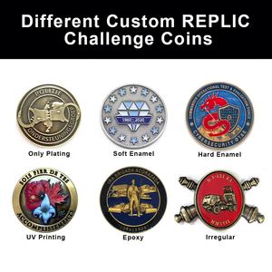 Monedas de Desafío Personalizadas, Redondas, con Grabado en Relieve, Esmaltadas y Niqueladas - Moneda Conmemorativa de Recuerdo, Reproducción Personalizada - Product Image 4