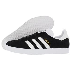 รองเท้า Adidas Gazelle Suede สำหรับผู้ชาย สีดำ ขาว ทองเมทัลลิก สไตล์บาสเก็ตบอล - Product Image 5