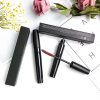 Mascara de marque propre, cosmétiques, mascara waterproof, noir intense, longue tenue, brosse fine, facile à enlever, mascara tubulaire noir intense
