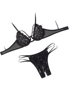 Lencería Sexy para Mujer, Manga Larga, Encaje, Ecológica, Transpirable, Vestido de Una Pieza, Bodystocking, Ropa de Club - Product Image 1