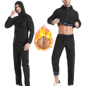 Tuta da <span class=keywords><strong>Sauna</strong></span> <span class=keywords><strong>per</strong></span> Uomo all'Ingrosso, Set da Allenamento di Alta Qualità con Tasche con Zip, Resistente Tuta Fitness da <span class=keywords><strong>Sauna</strong></span> <span class=keywords><strong>per</strong></span> <span class=keywords><strong>Uomini</strong></span> - Product Image 1