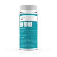 Bandelettes de test de chlore libre 0-5 ppm faciles à utiliser pour l'eau potable et les piscines