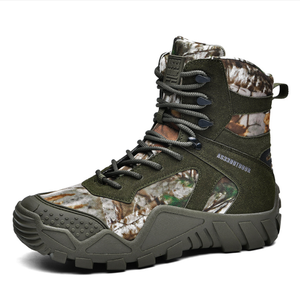 DFA1206 AS33-4 Camouflage noir kaki alpiniste <span class=keywords><strong>camping</strong></span> terrain chasse aventure en plein air Trekking chaussures respirant <span class=keywords><strong>Midi</strong></span> Jungl - Product Image 5