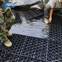 Grille de protection perméable en plastique pour gazon, pavé pour allée, parking, jardin et chemin, renforcement de gravier